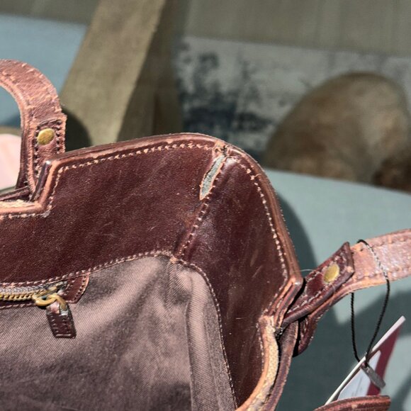 Gucci GG CANVAS Vintage Buckle Tote Brown Small - Picture 15 of 15
